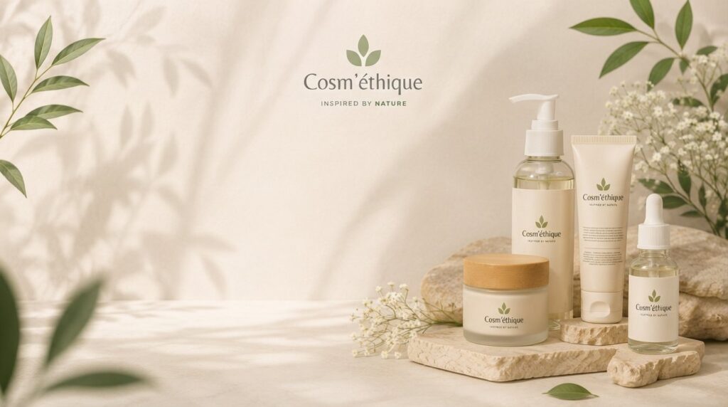 Gamme de cosmétiques naturels Cosm'éthique fabriquée en France