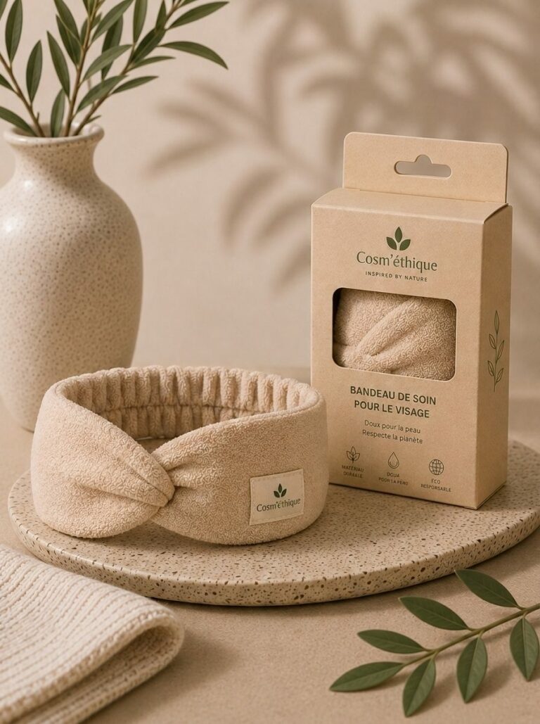 Bandeau de soin pour le visage, gamme accessoires beauté