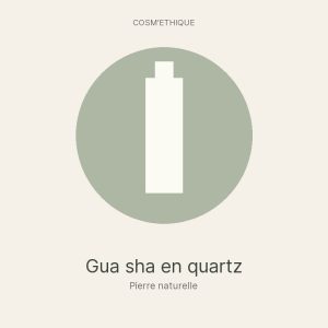 Gua sha en quartz